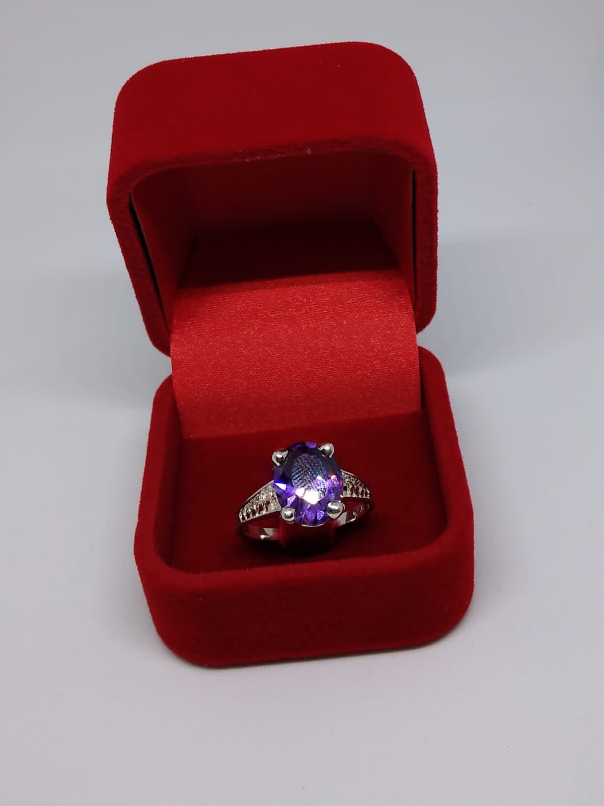 ring with purple gem