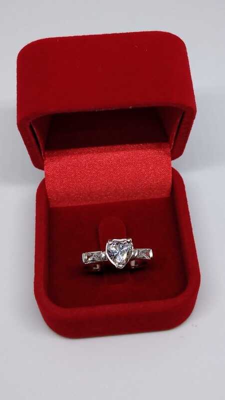 ring with heart gem