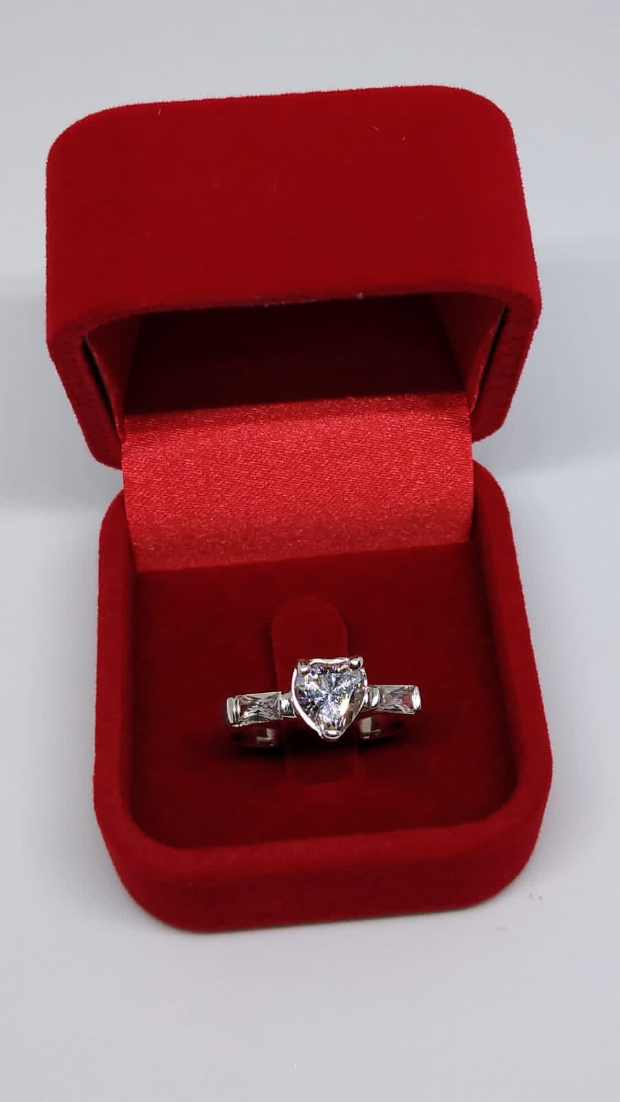 ring with heart gem